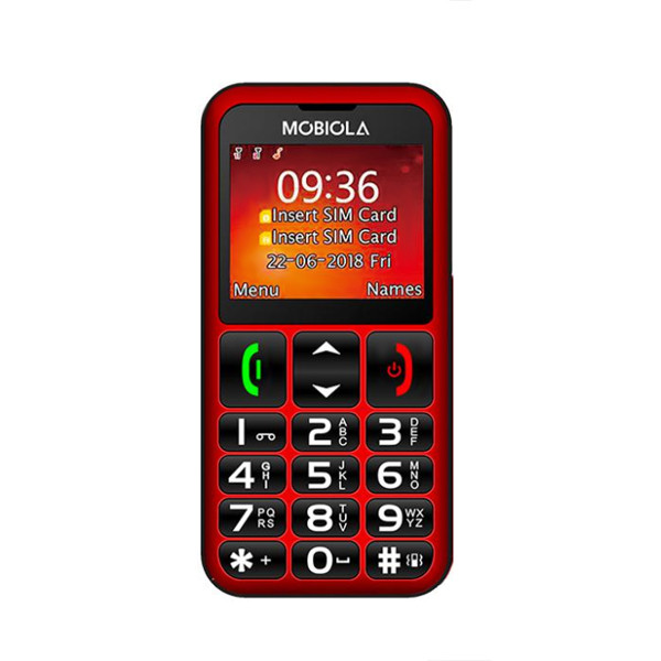 TELEFON GSM MOBIOLA MB700 2G TELEFON DLA SENIORA CZERWONY 2 TELEFON GSM MOBIOLA MB700 2G TELEFON DLA SENIORA CZERWONY - obrazek 2
