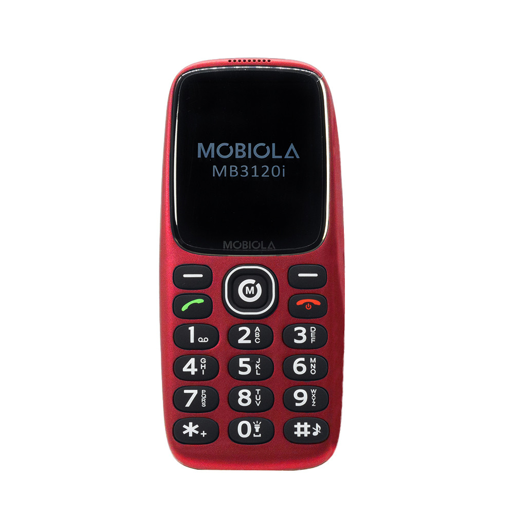 TELEFON GSM MOBIOLA DLA SENIORA MB3120i 2G CZERWONY 2 TELEFON GSM MOBIOLA DLA SENIORA MB3120i 2G CZERWONY - obrazek 2