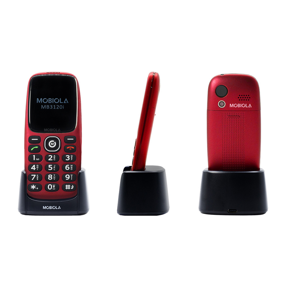 TELEFON GSM MOBIOLA DLA SENIORA MB3120i 2G CZERWONY 3 TELEFON GSM MOBIOLA DLA SENIORA MB3120i 2G CZERWONY - obrazek 3