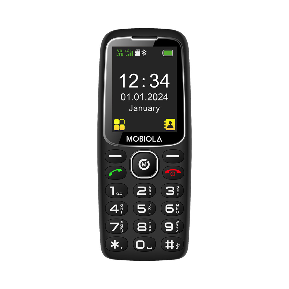 TELEFON GSM MOBIOLA MB4120 4G TELEFON DLA SENIORA CZARNY 2 TELEFON GSM MOBIOLA MB4120 4G TELEFON DLA SENIORA CZARNY - obrazek 2