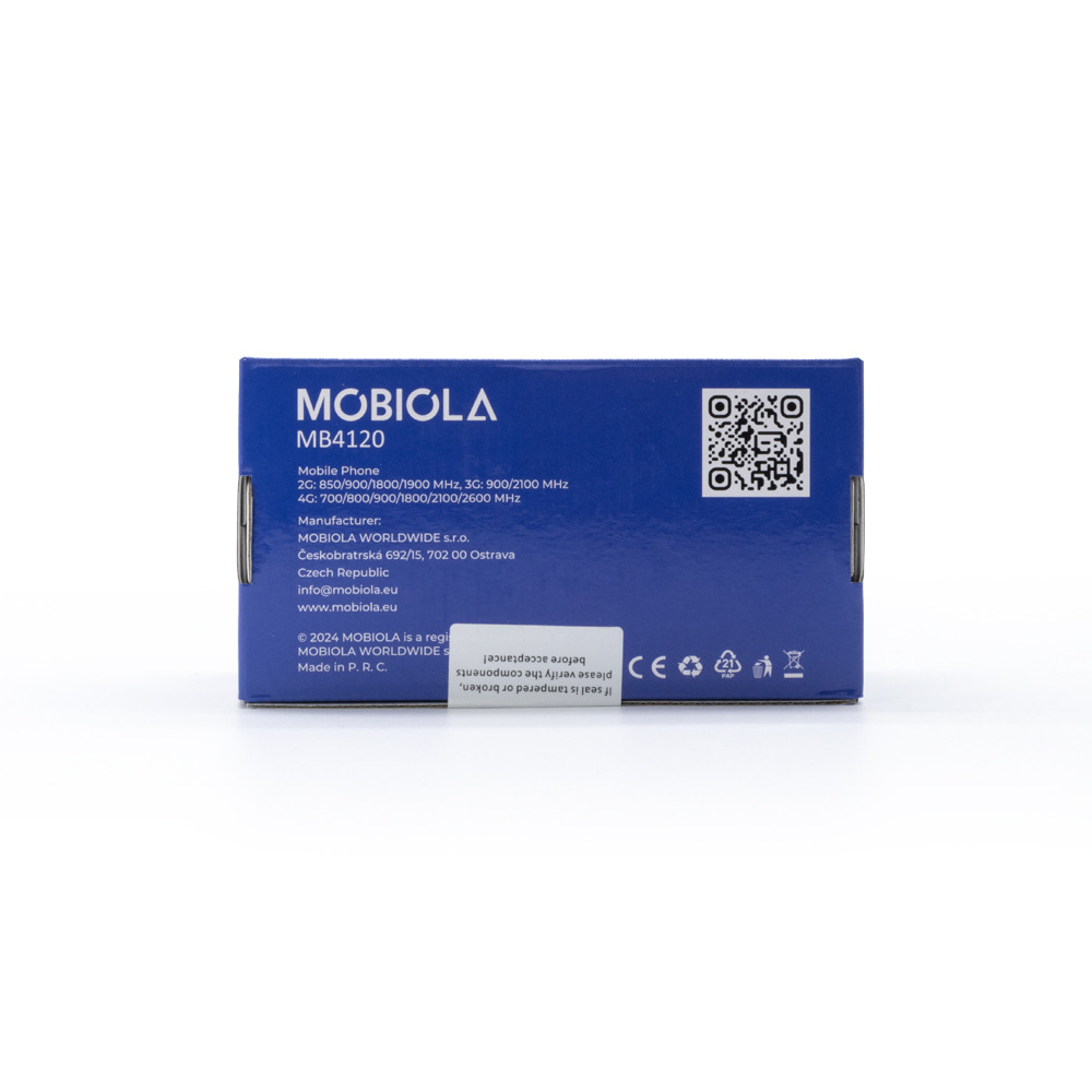 TELEFON GSM MOBIOLA MB4120 4G TELEFON DLA SENIORA CZARNY 5 TELEFON GSM MOBIOLA MB4120 4G TELEFON DLA SENIORA CZARNY - obrazek 5