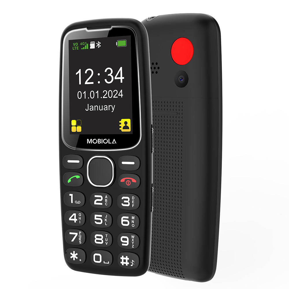 TELEFON GSM MOBIOLA MB4120 4G TELEFON DLA SENIORA CZARNY 1 TELEFON GSM MOBIOLA MB4120 4G TELEFON DLA SENIORA CZARNY