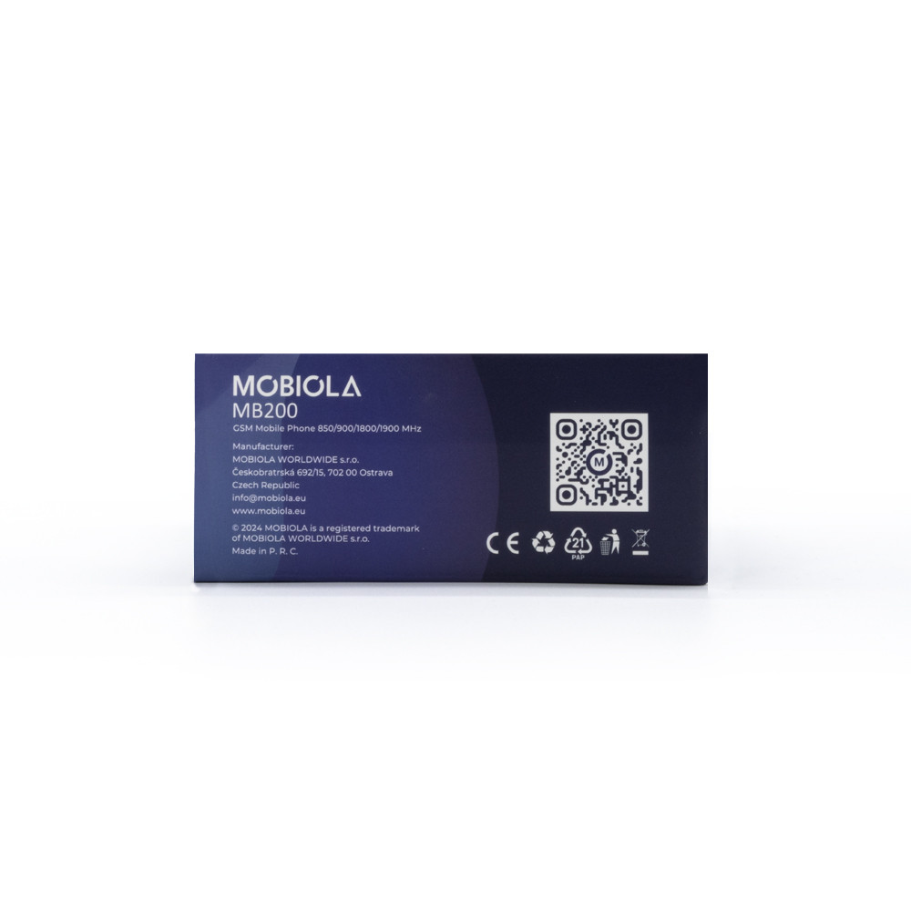 TELEFON GSM MOBIOLA MB200 2G TELEFON DLA SENIORA CZERWONY 6 TELEFON GSM MOBIOLA MB200 2G TELEFON DLA SENIORA CZERWONY - obrazek 6