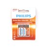 BATERIA PHILIPS AAA LR03 Phil-R03L4B/10 BLISTER 4SZT LONGLIFE 5 zdj 8712581549435