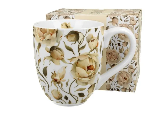 Biała Róża DUO Gift, Kubek XXL, ENGLISH ROSES WHITE 2 Biała Róża DUO Gift, Kubek XXL, ENGLISH ROSES WHITE - obrazek 2