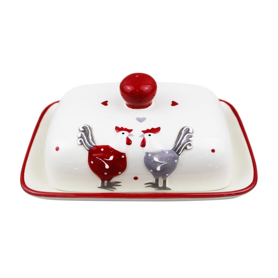 Rilla Ceramiczna maselniczka, maselniczka Kurki 1 Rilla Ceramiczna maselniczka, maselniczka Kurki